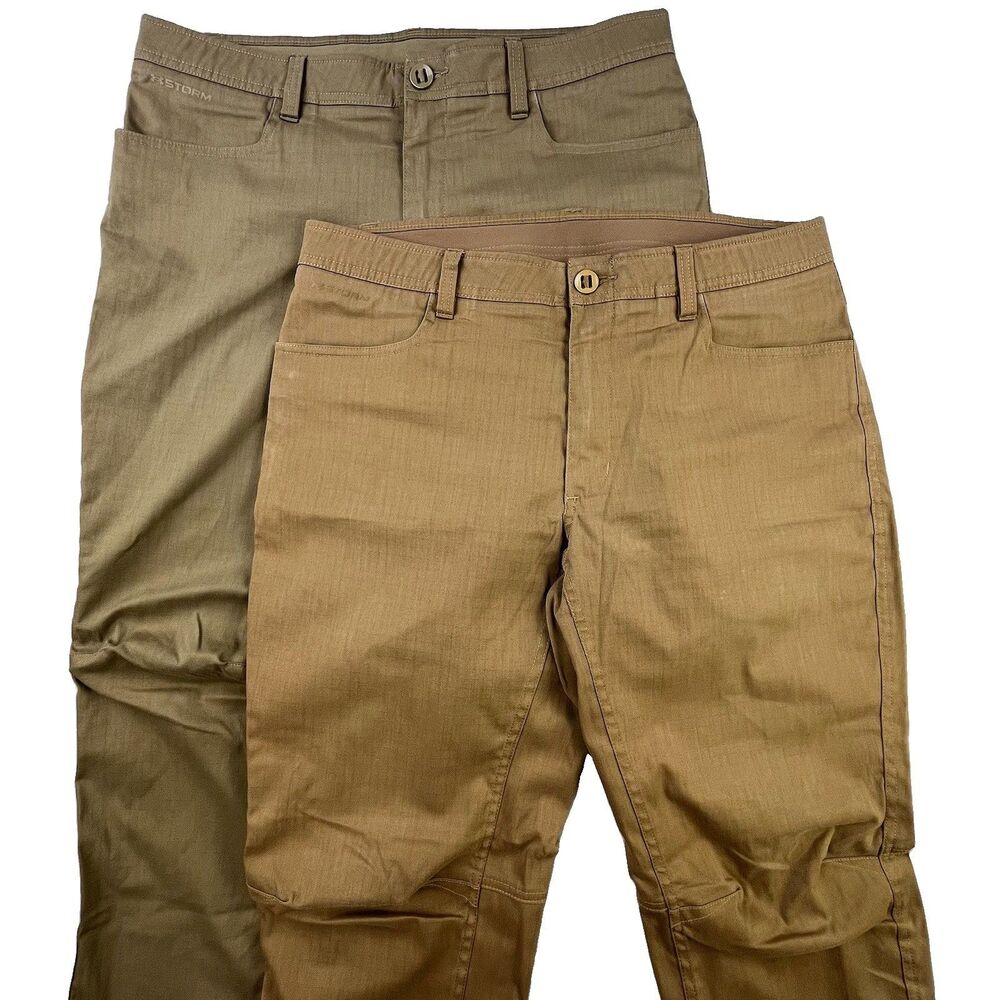 Under Armour Storm Lot of 2 Pants Men 36x30 Ripstop Tactical Workwear Cargo